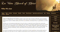 Desktop Screenshot of lavistachurchofchrist.org